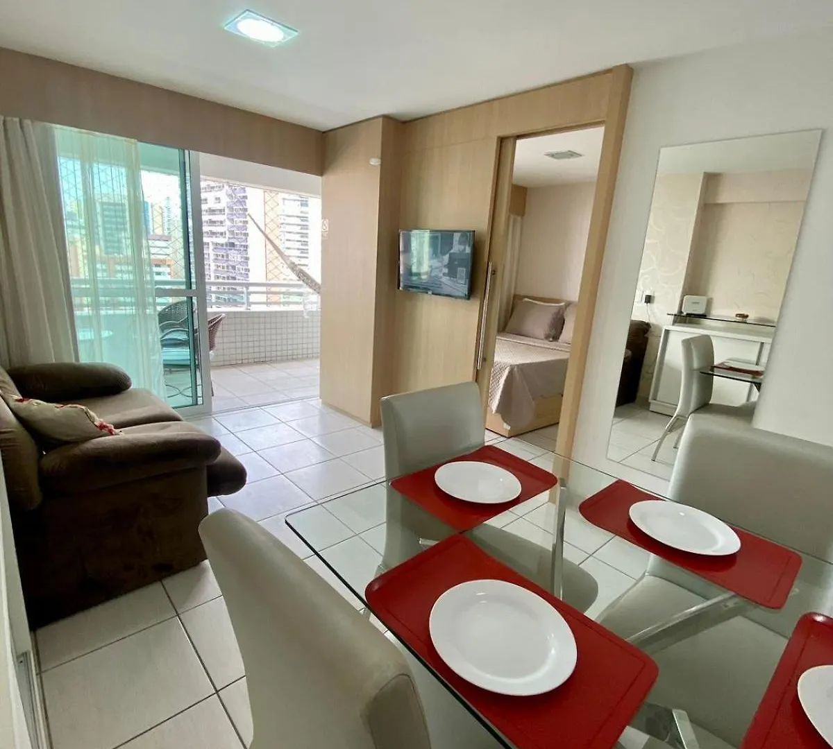 아파트 Liv Inn Apartamento Na Beira-Mar Fortaleza