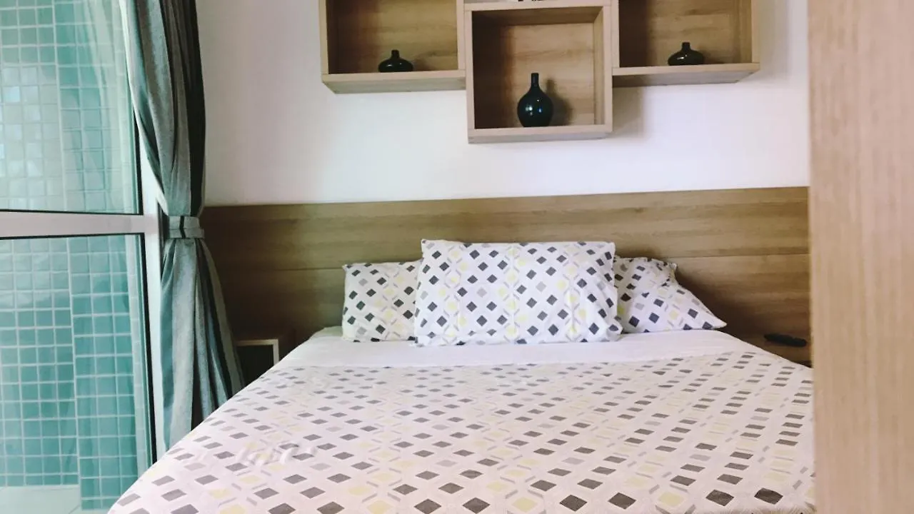 아파트 Liv Inn Apartamento Na Beira-Mar Fortaleza 브라질