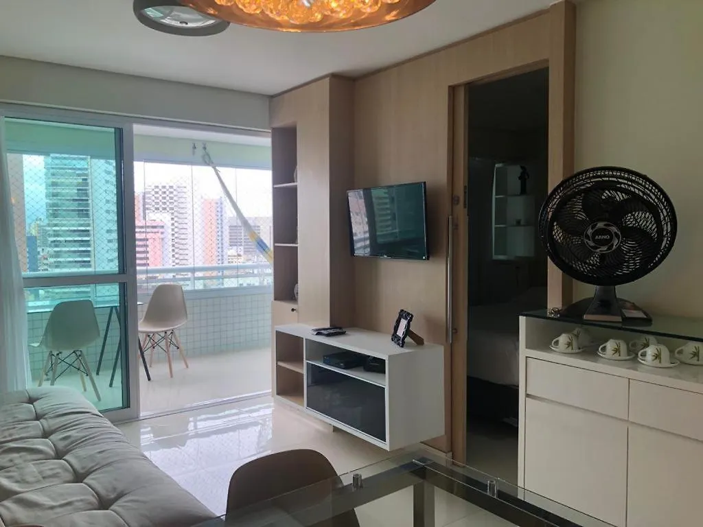 아파트 Liv Inn Apartamento Na Beira-Mar Fortaleza 브라질